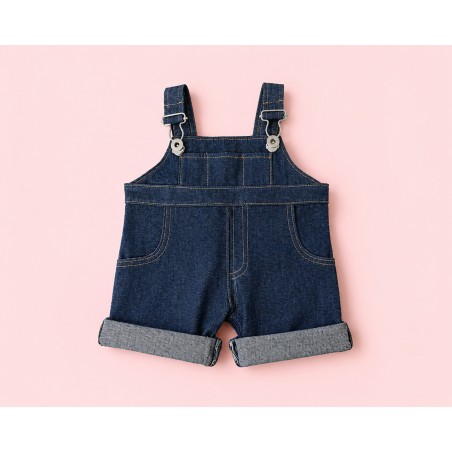 Denim Adventure Overalls Y003 blue denim outfit for plush toy