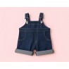 Denim Adventure Tuinbroek Y003 jeanskleding voor knuffel 40 cm