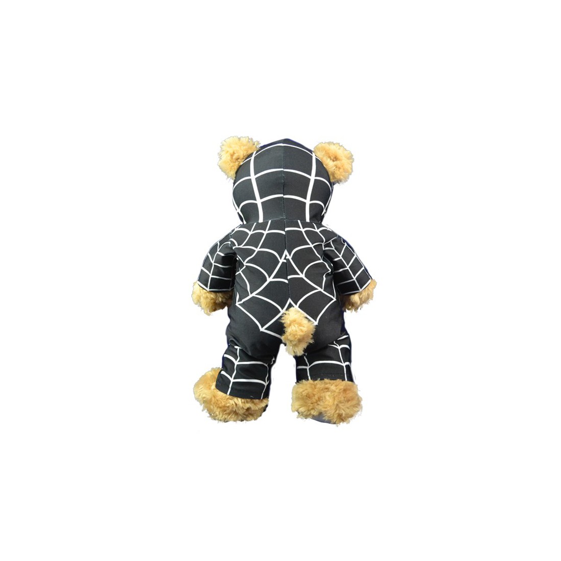 Combinaison spider man noir avec capuche 40 cm  - La tenue idéale pour les peluches personnalisées ! 