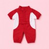 Combinaison Rouge Aventure Y269 pour peluche 40 cm