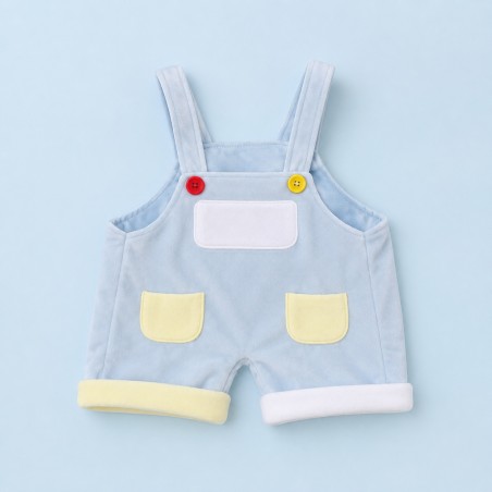 Knusse Tuinbroek Y229 lichtblauwe knuffelkleding