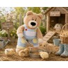Salopette Douceur Câline Y229 bleu ciel pour peluche 40 cm