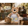 Cuddly Comfort Overalls Y229 pastel blue plush outfit