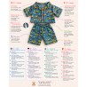 Bulldozer pyjama voor knuffel 40 cm – Bouwvoertuigen – Ref. Y1005
