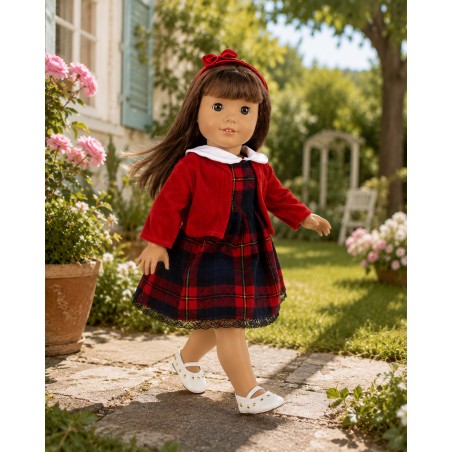 Tartan Elegance Set mit Kleid und Bolero