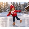 Nordisches Winterset mit Pullover und Jeans für 45-cm-Puppen - CL-0149-1
