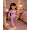 Pyjama Licorne Enchantée pour poupée 18 pouces 45 cm