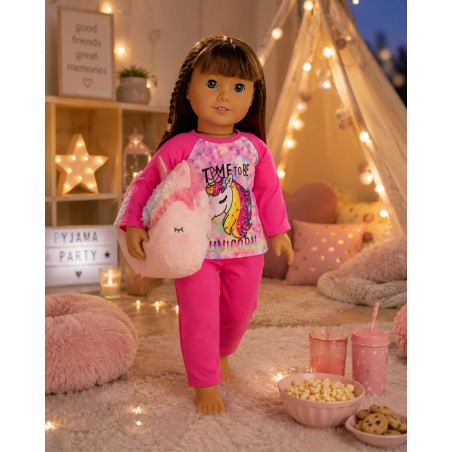 Pyjama Licorne Féerique pour poupée 18 pouces 45 cm