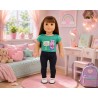 Hippo Love Outfit für 45 cm Puppe
