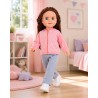Cozy Pink Outfit für 45 cm Puppe