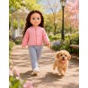 Cozy Pink Outfit für 45 cm Puppe