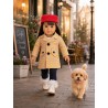City Chic Outfit – Mantel und Barett für 45 cm Puppen