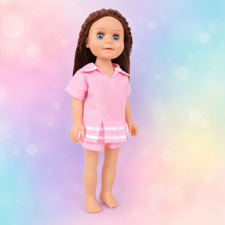 Pink Sport Chic Outfit for 18 Inch Dolls