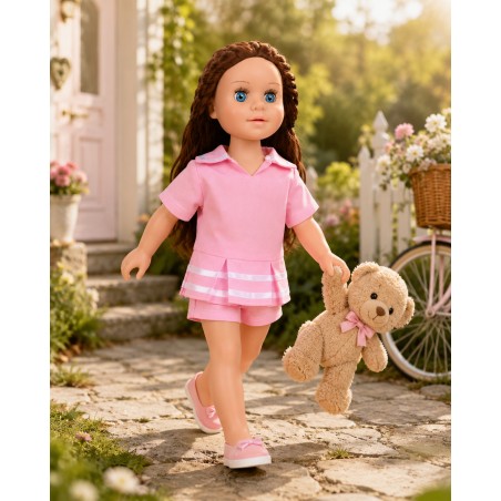 Sport Chic Rosa Set für 45 cm Puppe