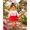 Ruby Dreams Einhornkleid für 45 cm Puppe