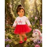 Robe Licorne Ruby Dreams pour poupée 18 pouces (45 cm)