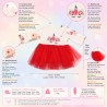 Ruby Dreams Einhornkleid für 45 cm Puppe