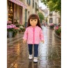 Denim Stars Hoodie-Set für 45 cm Puppe