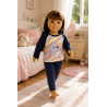 Rainbow Star Einhorn Schlafanzug für 45 cm Puppe