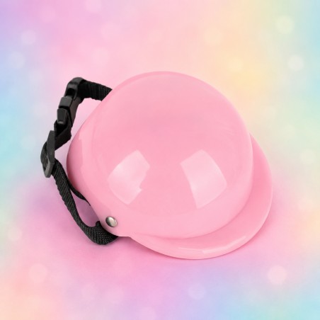 Verstellbarer rosa Schutzhelm für 45 cm Puppe