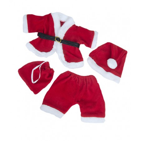 Tenue de Père-Noël pour peluche de 40 cm