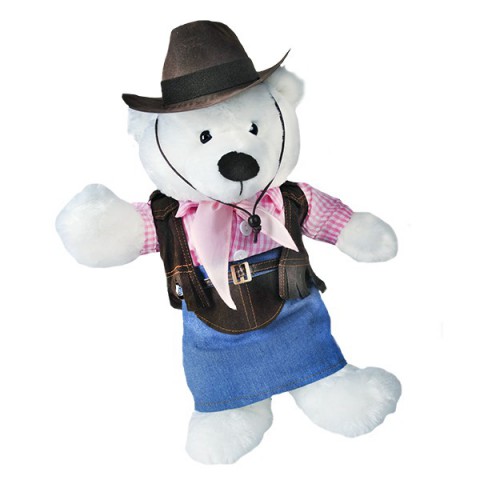 Tenue de Cowgirl  - la tenue idéale pour les peluches personnalisées ! ,  40 cm  - La tenue idé