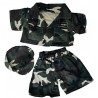 Tenue militaire camouflée - la tenue idéale pour les peluches personnalisées ! ,  40 cm  - La tenue idé